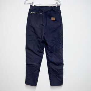 WALLS Made in USA Duck Canvas Blizzard Proof Side Zip Insulated Work pants Sz 28